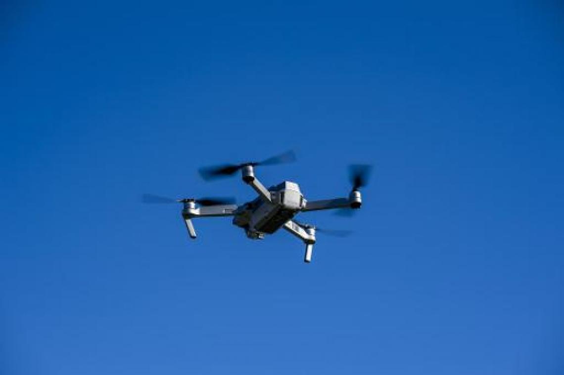 Kustredders testen drone in Blankenberge