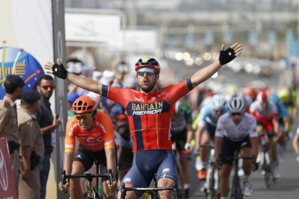 Van Avermaet moet enkel Colbrelli voorlaten in sprint bergop
