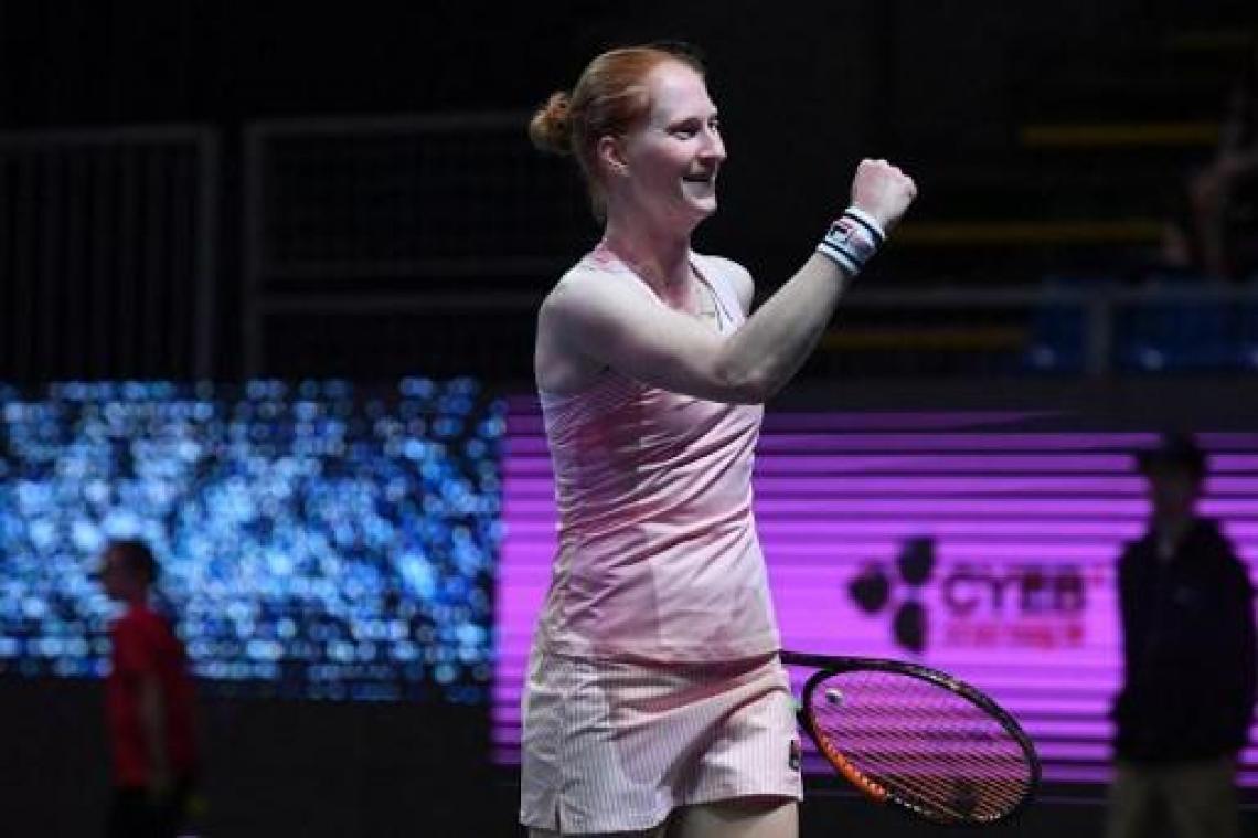WTA Boedapest - Alison Van Uytvanck had niet verwacht opnieuw in finale te staan