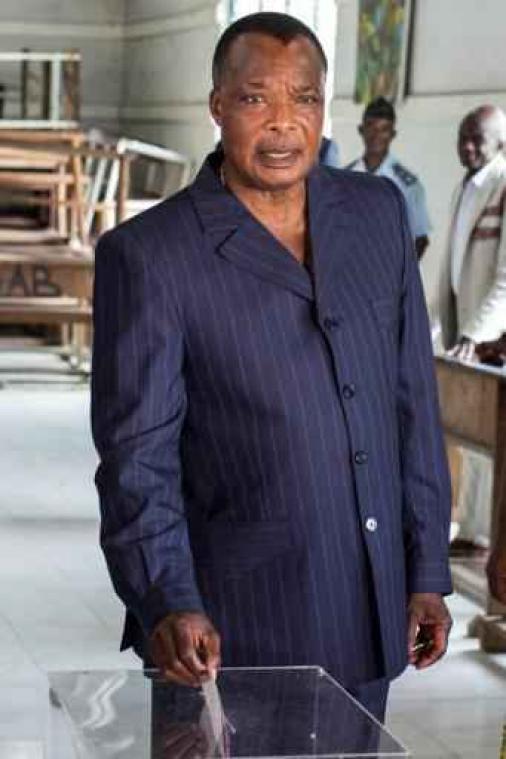 Verkiezingen Congo-Brazzaville - Congolese president Sassou Nguesso opnieuw verkozen