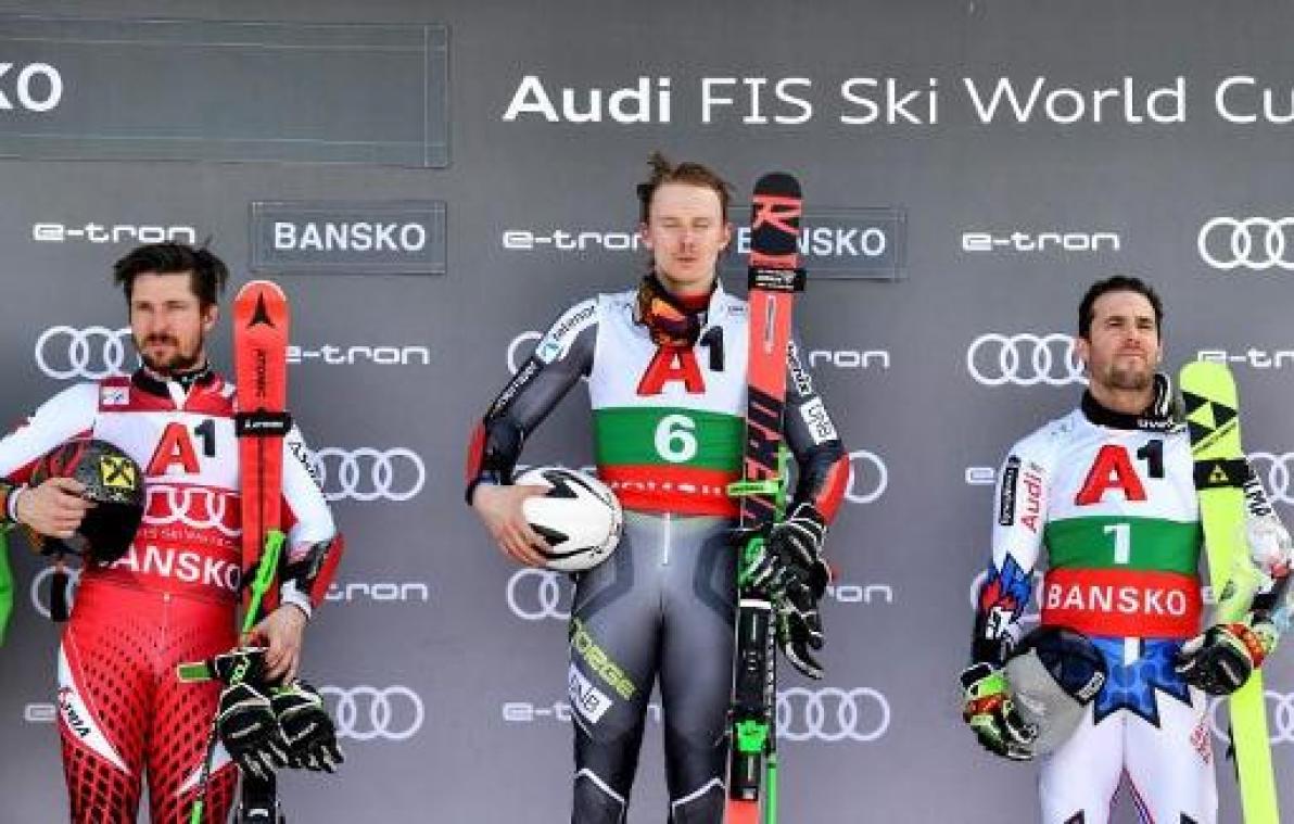 Kristoffersen verslaat Hirscher in reuzenslalom Bansko