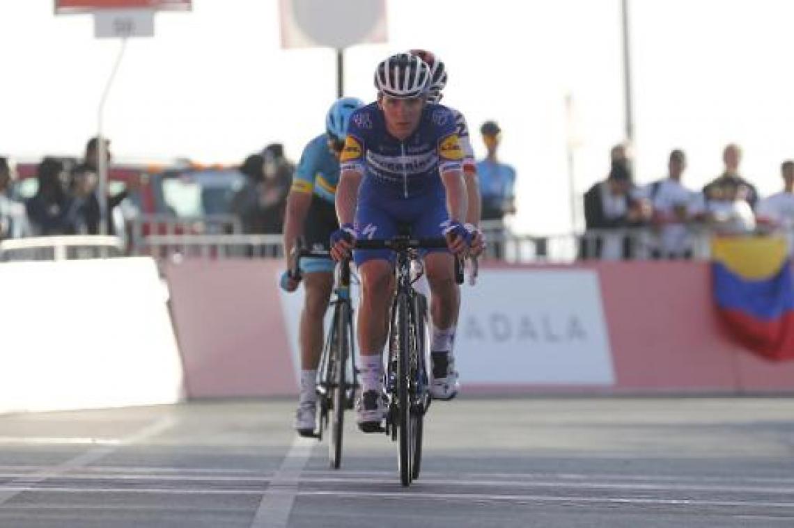 Evenepoel geeft op in UAE Tour na valpartij