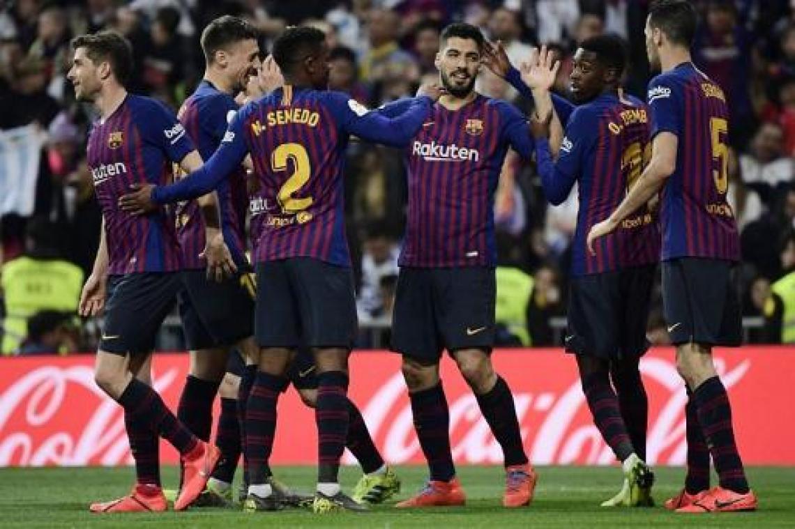 Copa del Rey - Barcelona vernedert Real Madrid met 0-3 uitzege in Clasico en staat in bekerfinale