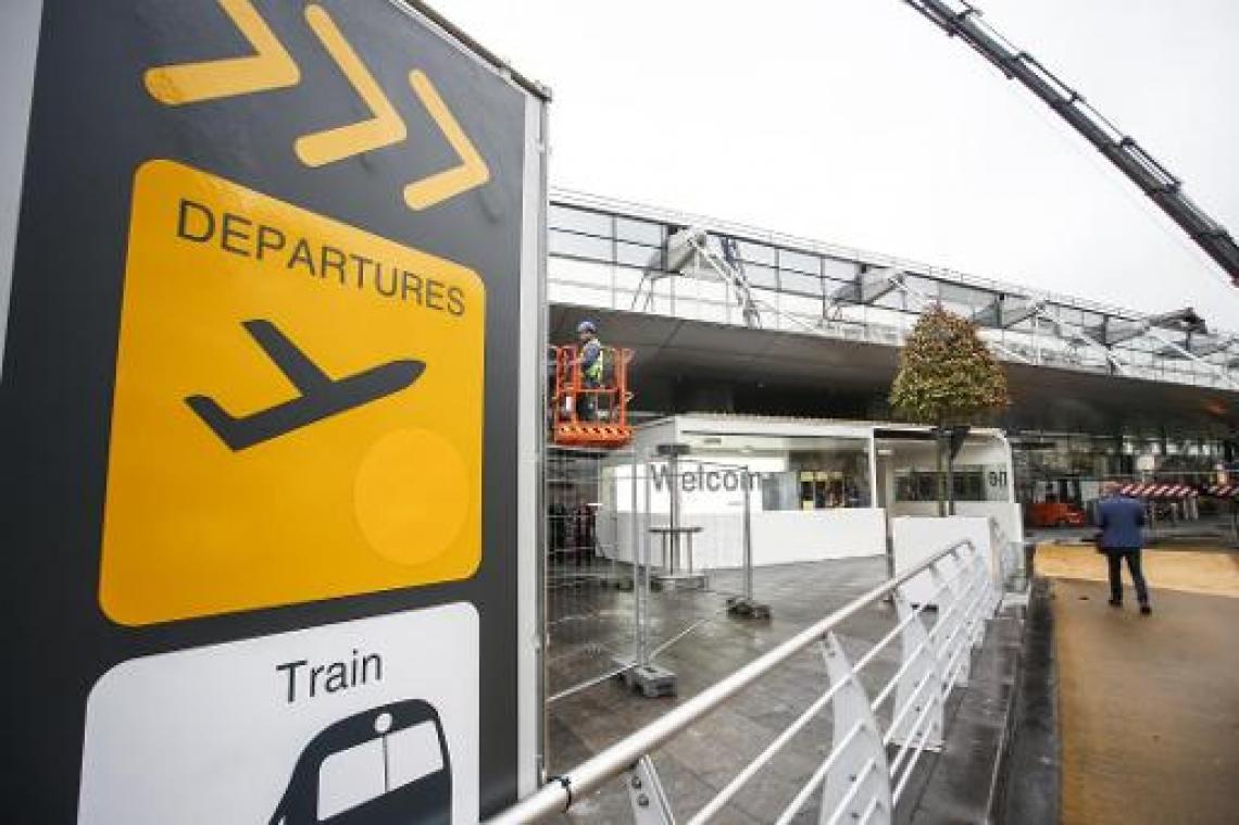Met bomgordel voorbij security op Brussels Airport