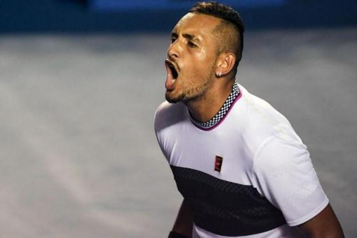 Nick Kyrgios is te sterk voor Rafa Nadal in Acapulco