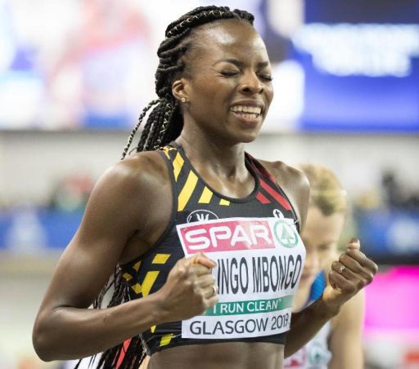EK atletiek indoor - Cynthia Bolingo plaatst zich met nieuwe recordtijd voor finale van 400 meter