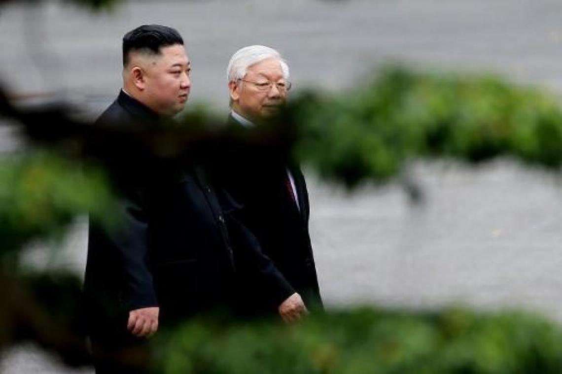 Kim Jong-un ontmoet Vietnamese president