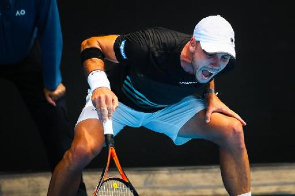 Steve Darcis gooit handdoek in halve finale