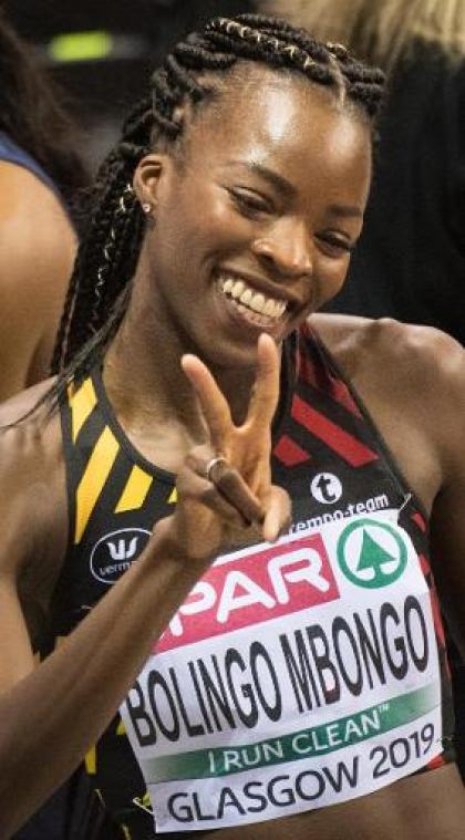 EK atletiek indoor - Cynthia Bolingo pakt zilver op 400m met andermaal nieuwe recordtijd