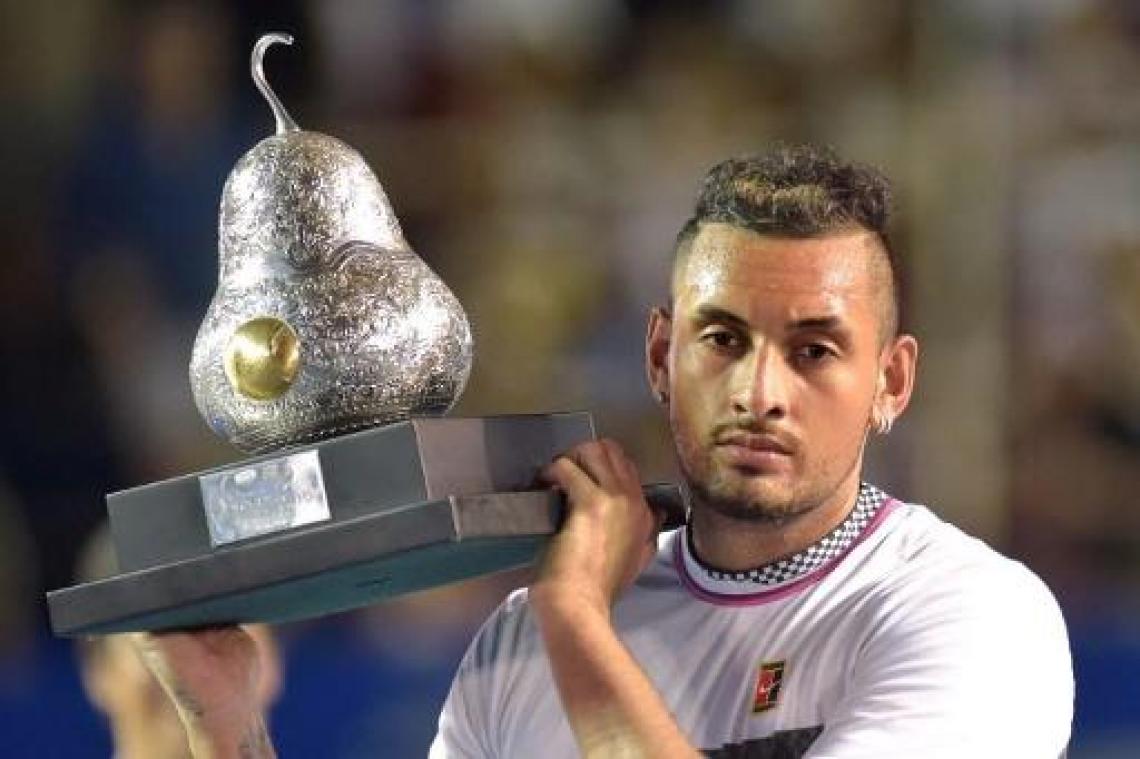 ATP Acapulco - Nick Kyrgios steekt titel op zak