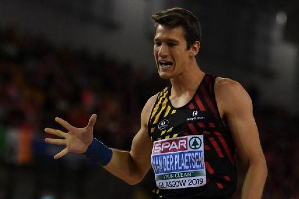 EK atletiek indoor - Thomas Van der Plaetsen is negende na eerste dag van zevenkamp