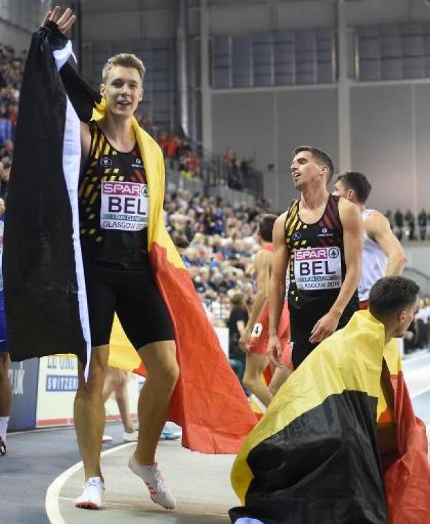 EK atletiek indoor - Julien Watrin was erg blij Europese indoortitel terug te veroveren