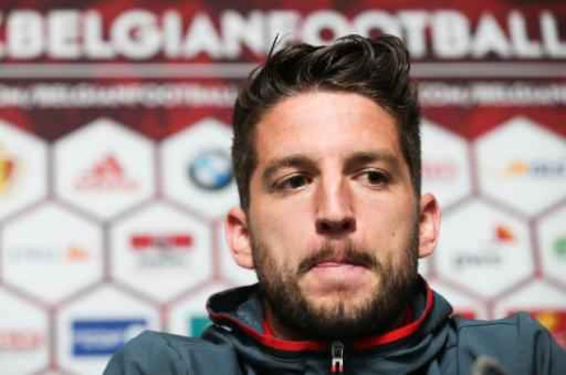 Dries Mertens "diep onder de indruk" van gebeurtenissen in Brussel