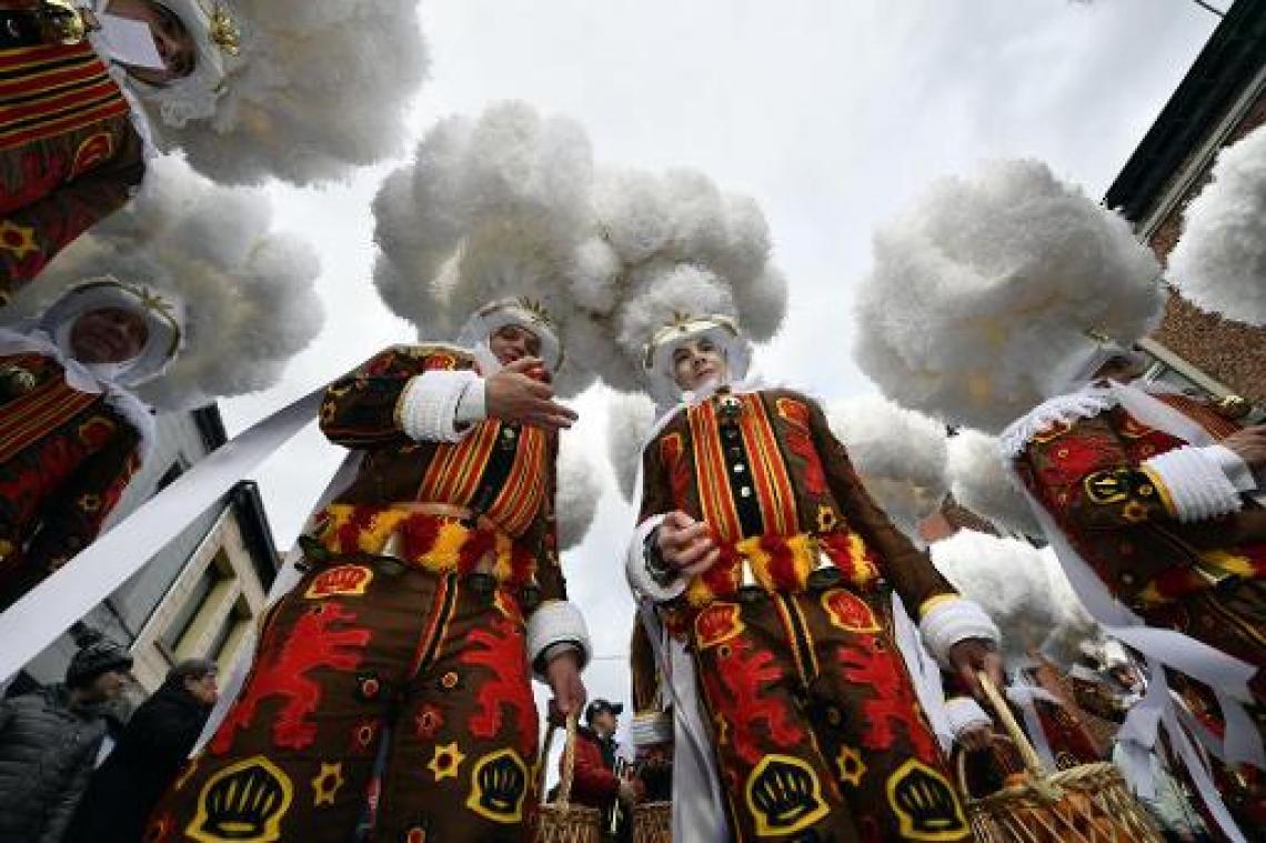 Carnaval Binche trok voorbije drie dagen tienduizenden feestvierders