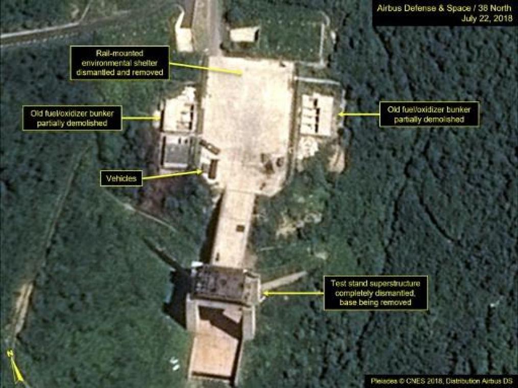 Pyongyang bezig met heropbouw raketlanceersite