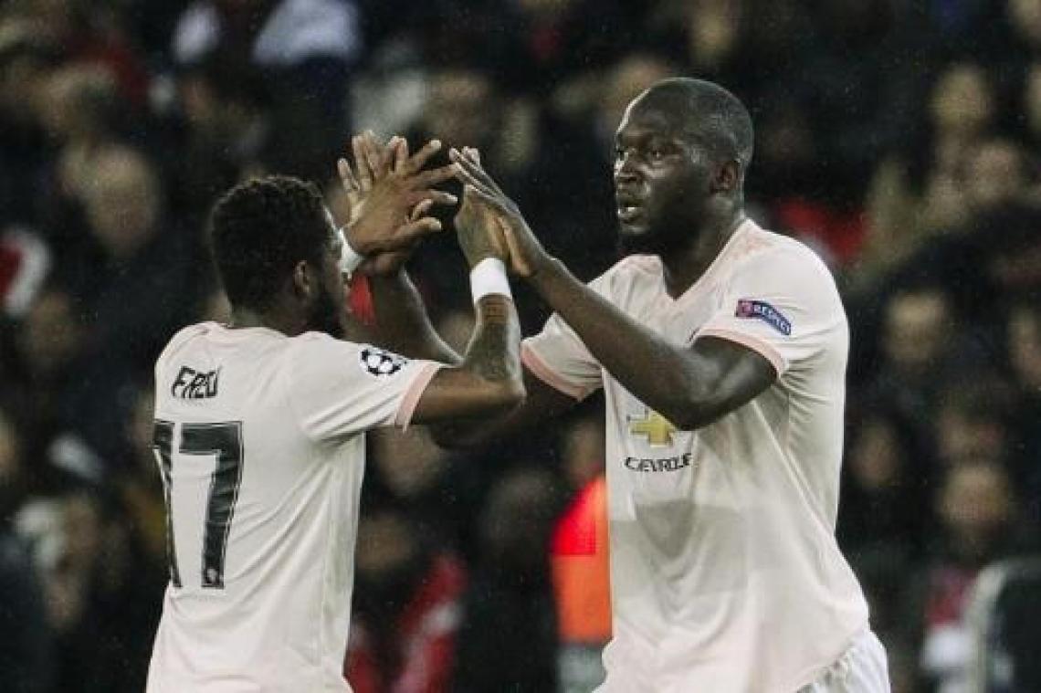 UEFA Champions League - Twee goals van Lukaku en VAR-penalty in blessuretijd leiden ManU voorbij PSG