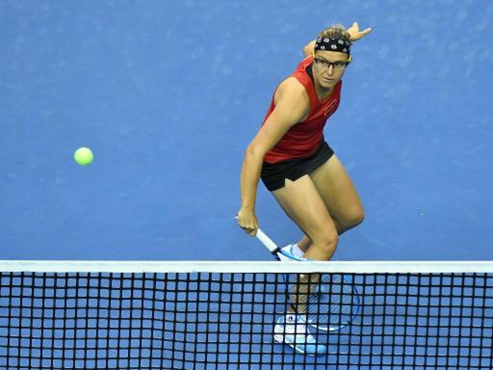 WTA Indian Wells - Kirsten Flipkens wint dubbelspel en gaat naar tweede ronde