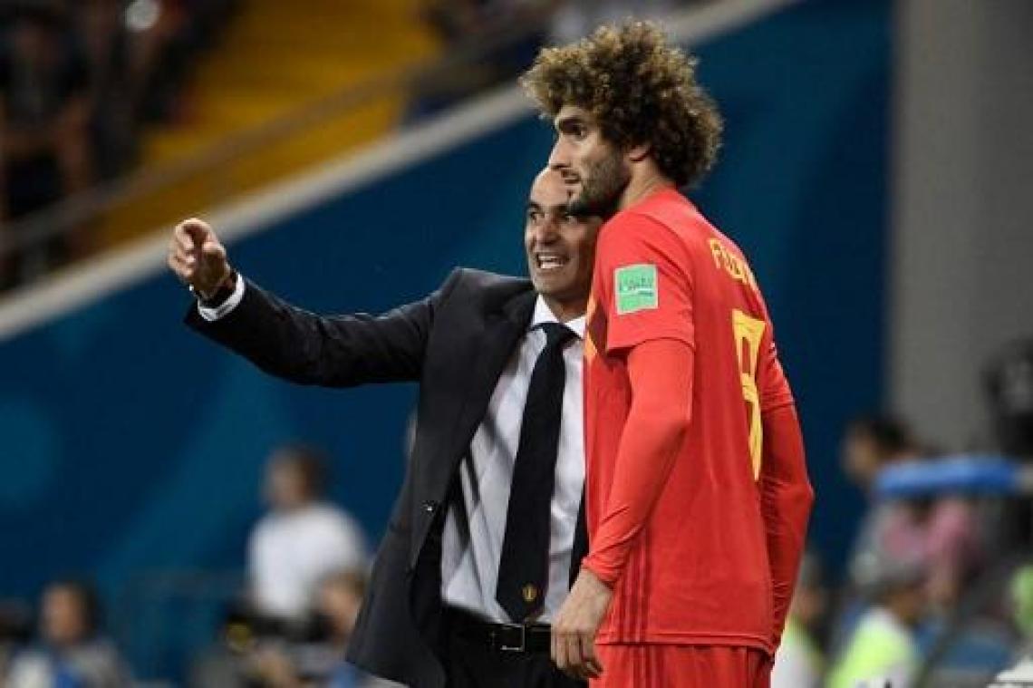 Bondscoach Martinez looft gestopte Fellaini: "Marouane vormt inspiratiebron voor jongeren"