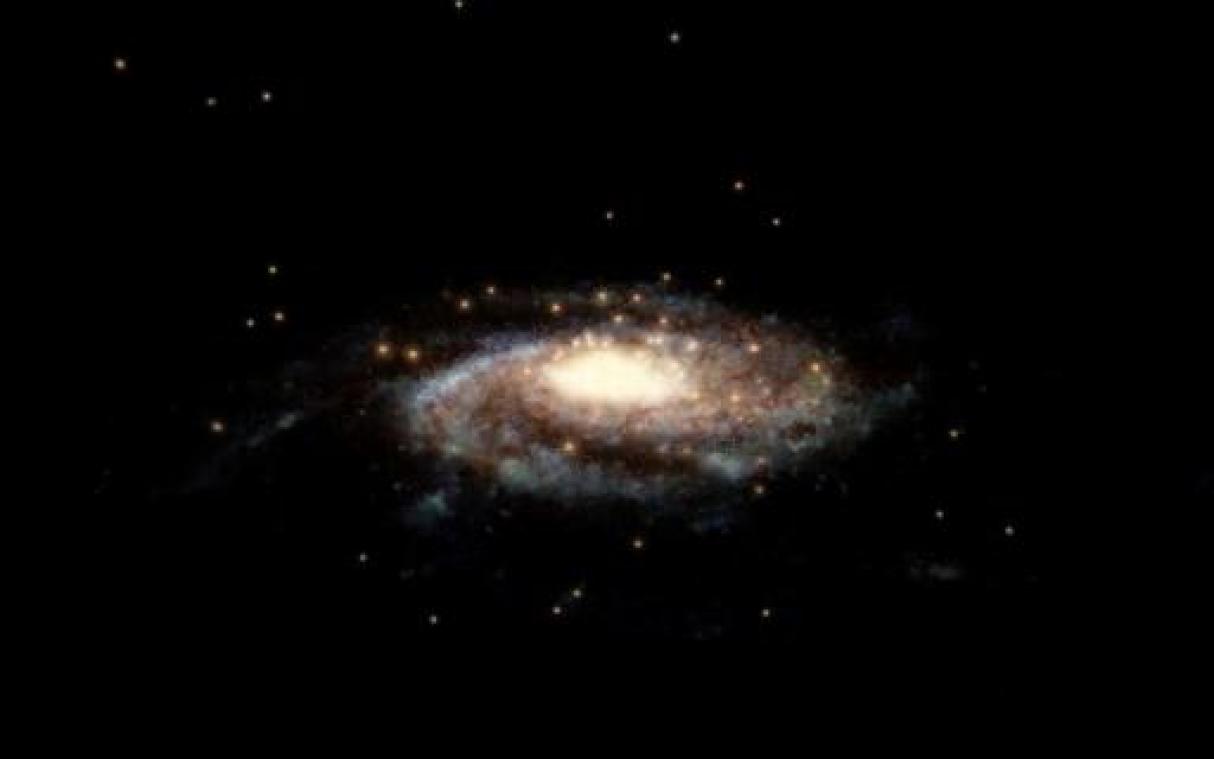 Melkweg weegt ongeveer 1,5 miljard miljard keer de zon