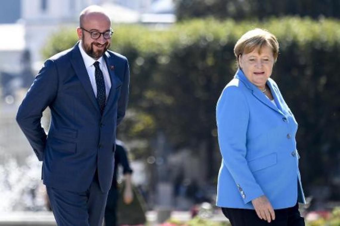 Premier Michel op bezoek bij Merkel met brexit op het menu