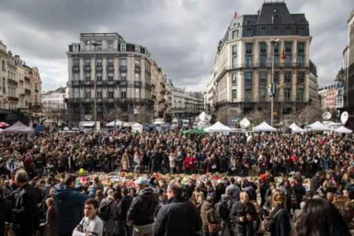 "Herdenkingsplechtigheid tegen angst" zondag aan Brusselse Beurs