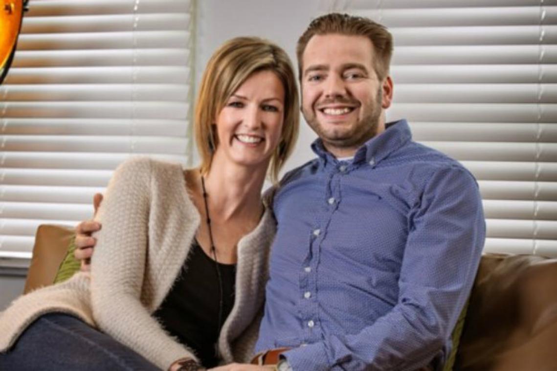 Veerle van Blind Getrouwd' bevallen zonder enige verdoving