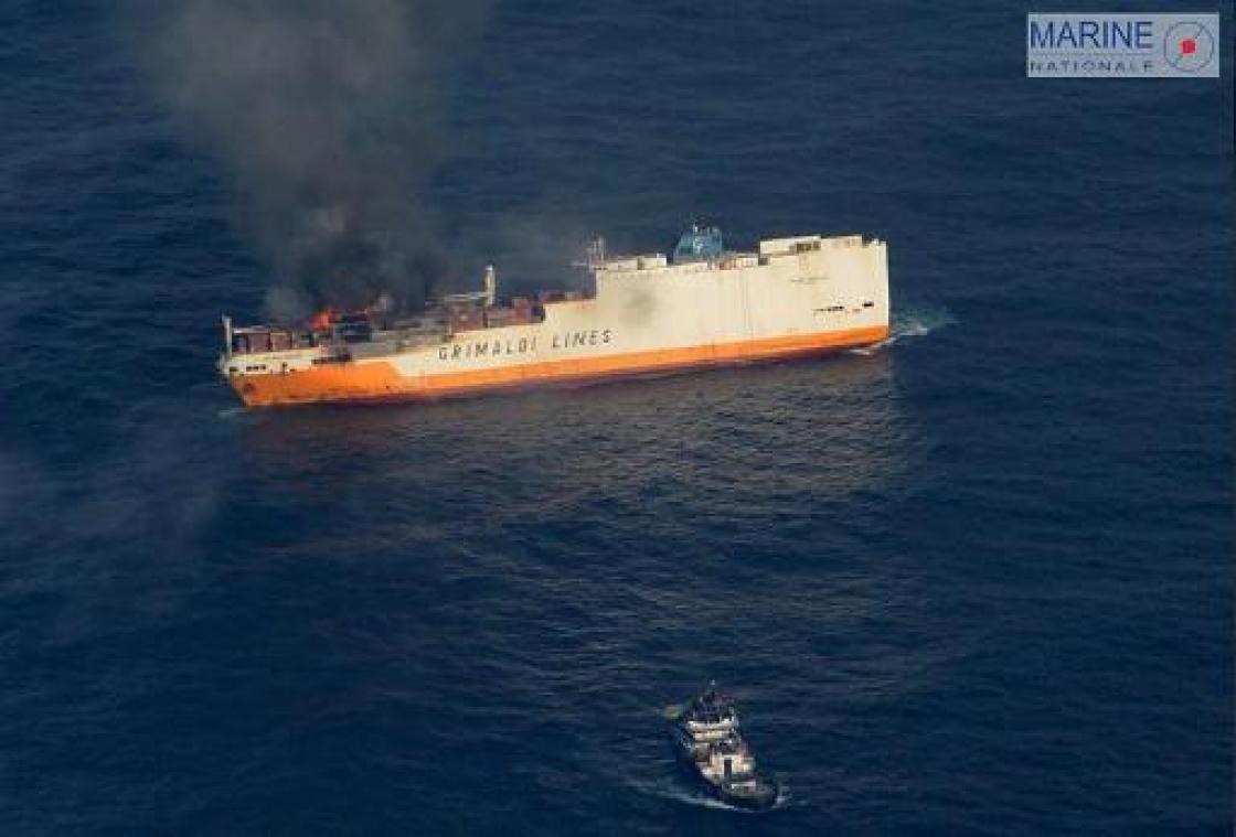 Italiaans schip Grande America gezonken op 300 kilometer van Franse kust