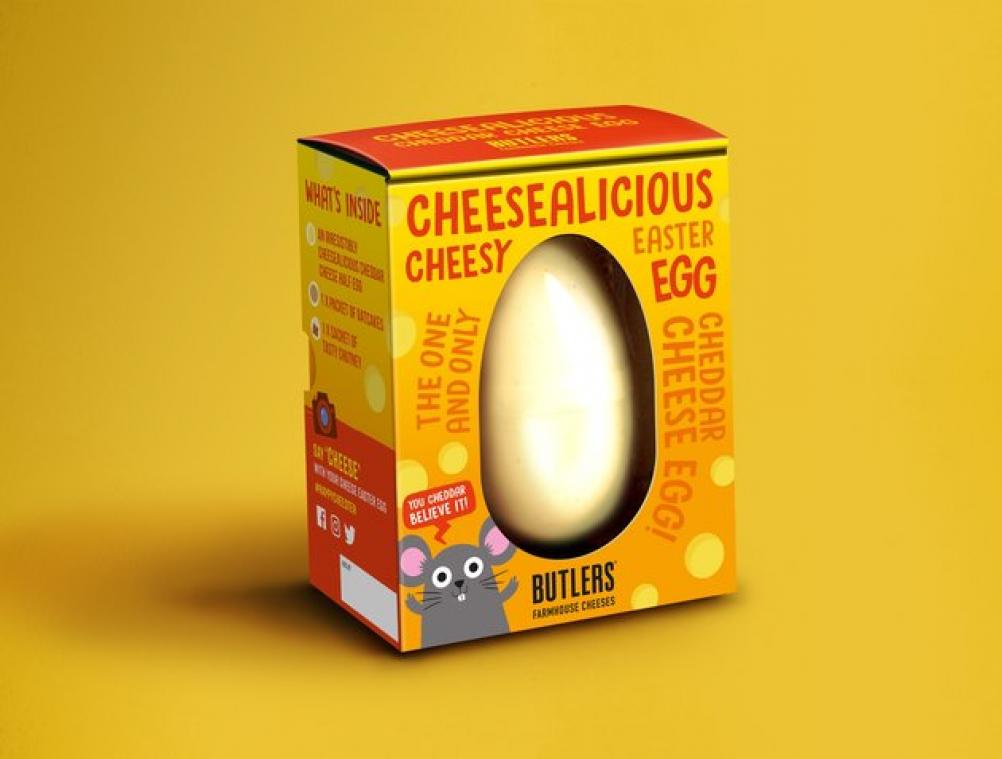 Geen chocoladeliefhebber? Koop eens een paasei uit kaas!
