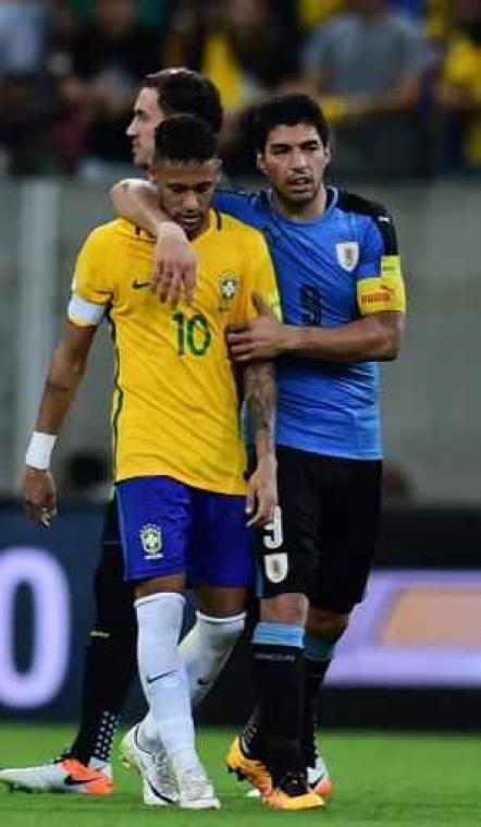 Kwal. WK 2018 - Brazilië en Uruguay delen punten