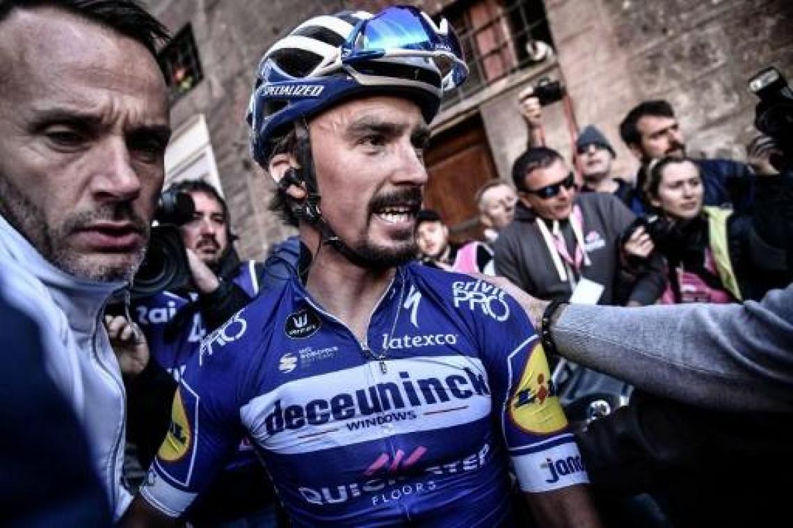Tirreno-Adriatico - Alaphilippe houdt Van Avermaet af in tweede etappe