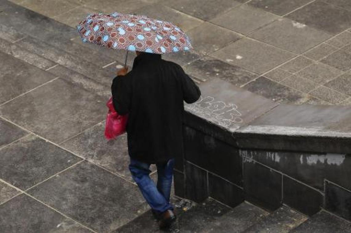 Een weekend met regen en rukwinden