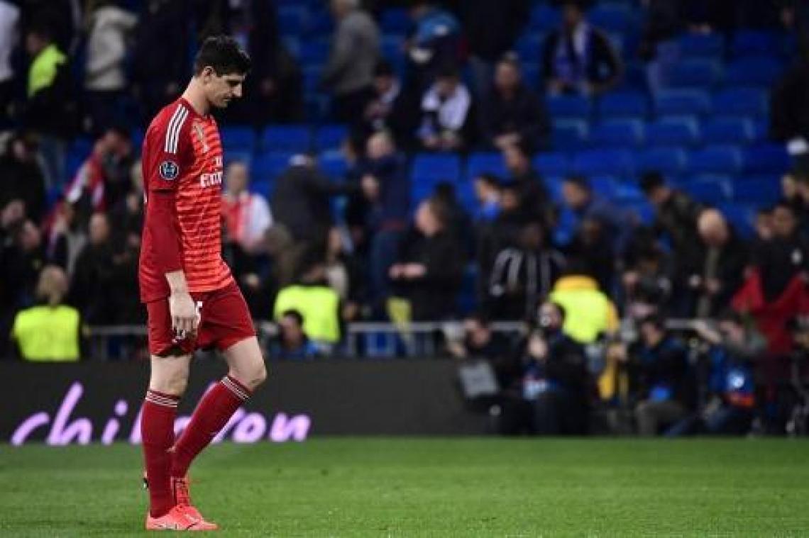 Thibaut Courtois wordt naar de bank verwezen in eerste wedstrijd onder Zidane