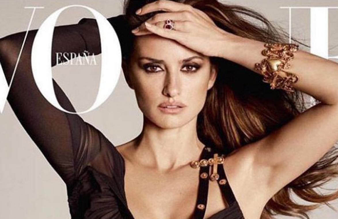 Adembenemend mooie Penélope Cruz op Vogue-cover