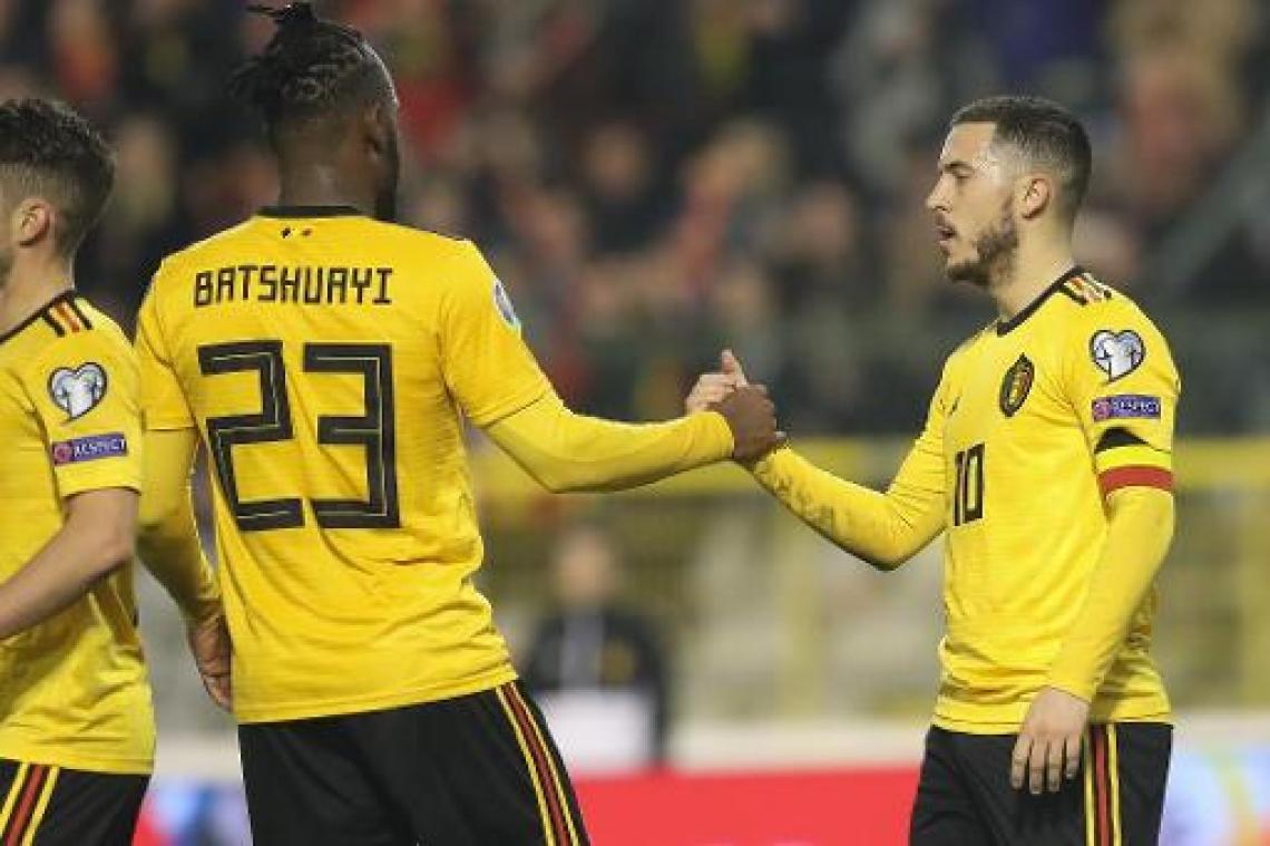 Kwal. EK 2020 - Ongrijpbare Eden Hazard loodst Belgen in opener voorbij Rusland