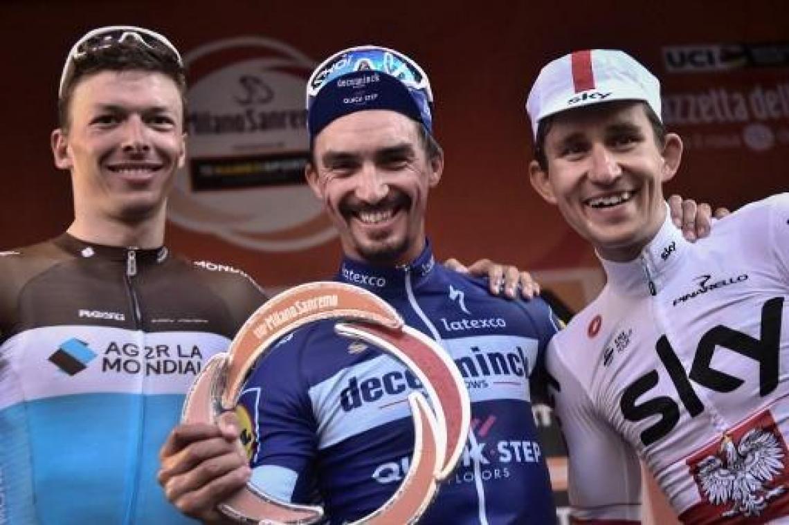 Milaan-Sanremo - Naesen is dolblij met eerste podiumplaats in monument: "Had dit niet verwacht"