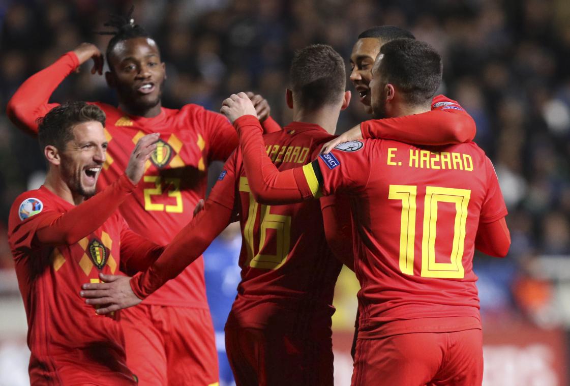 Rode Duivels winnen makkelijk van Cyprus in galamatch Eden Hazard