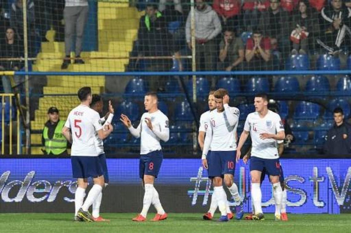 Kwal. EK 2020 - Onstuitbaar Engeland walst over Montenegro heen