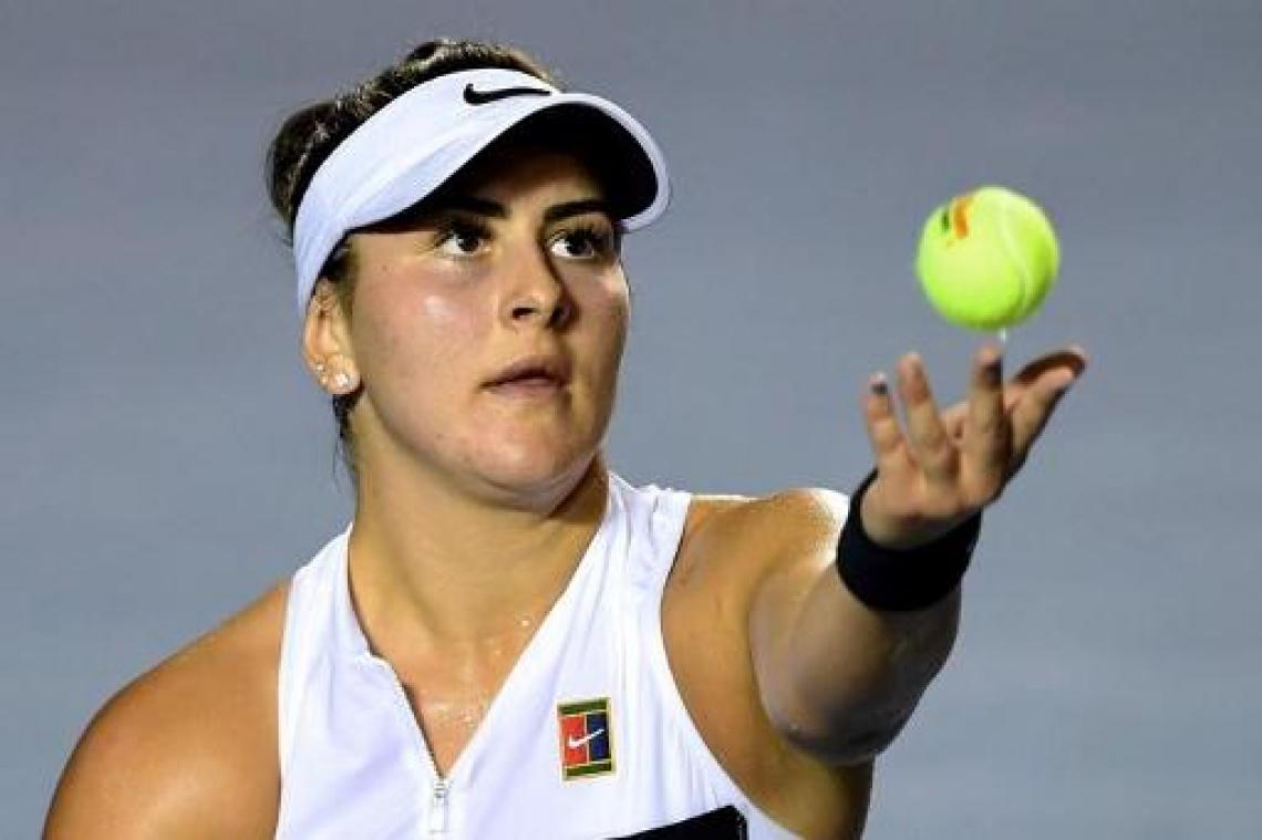 WTA Miami - Nieuw fenomeen Andreescu moet opgeven met schouderblessure