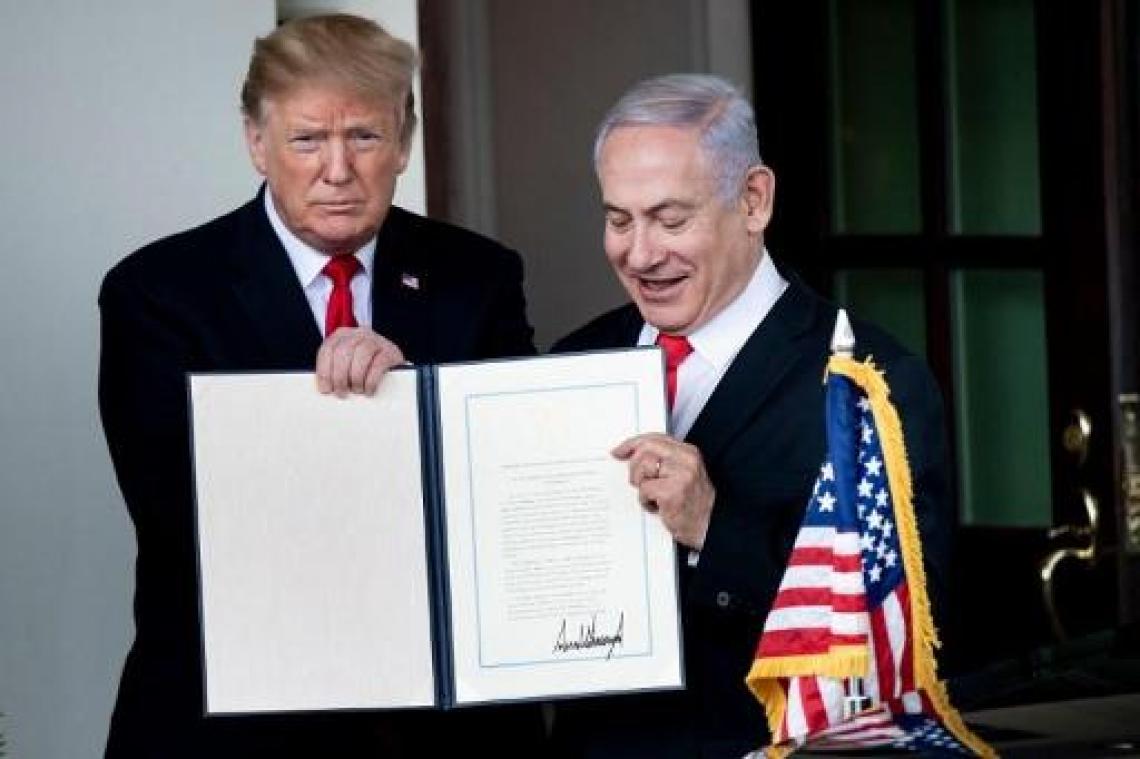 Golfstaten veroordelen erkenning door Trump van soevereiniteit Israël over Golanhoogte