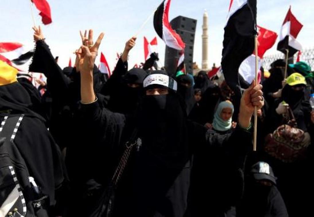 Duizenden Jemenieten demonstreren tegen Saoedi-Arabië