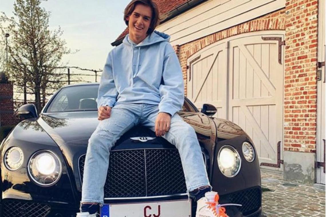 Zoon Ilse Demeulemeester krijgt Bentley voor 17e verjaardag