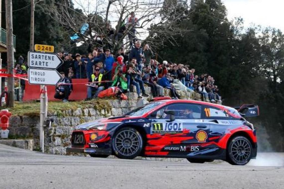 Neuville is tevreden over openingsdag Rally van Corsica
