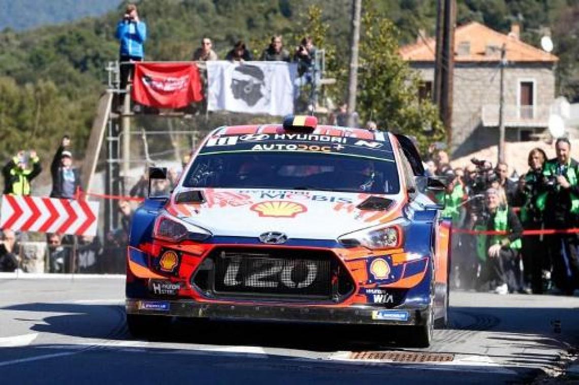 Rally van Corsica - Thierry Neuville steekt hand uit naar zege