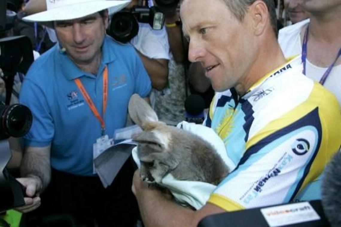 Lance Armstrong kreeg 950.000 euro voor deelname aan Tour Down Under in 2009