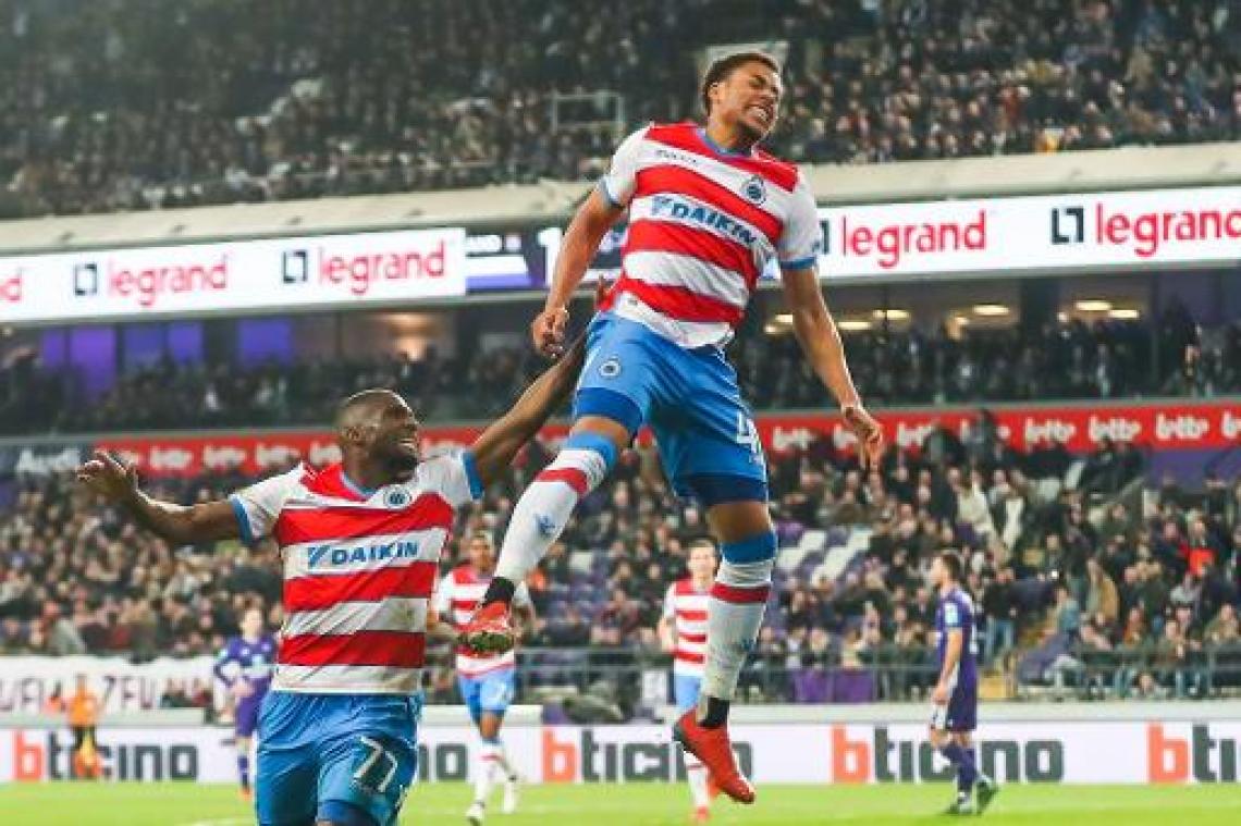 Jupiler Pro League - Club Brugge wint voor het eerst in 21 jaar in Anderlecht en nadert tot op 1 punt van Genk