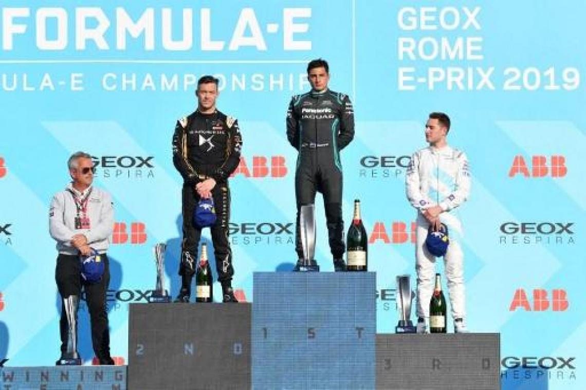 Formule E - Vandoorne behaalt in Rome eerste podiumplaats, D'Ambrosio voert algemeen klassement aan