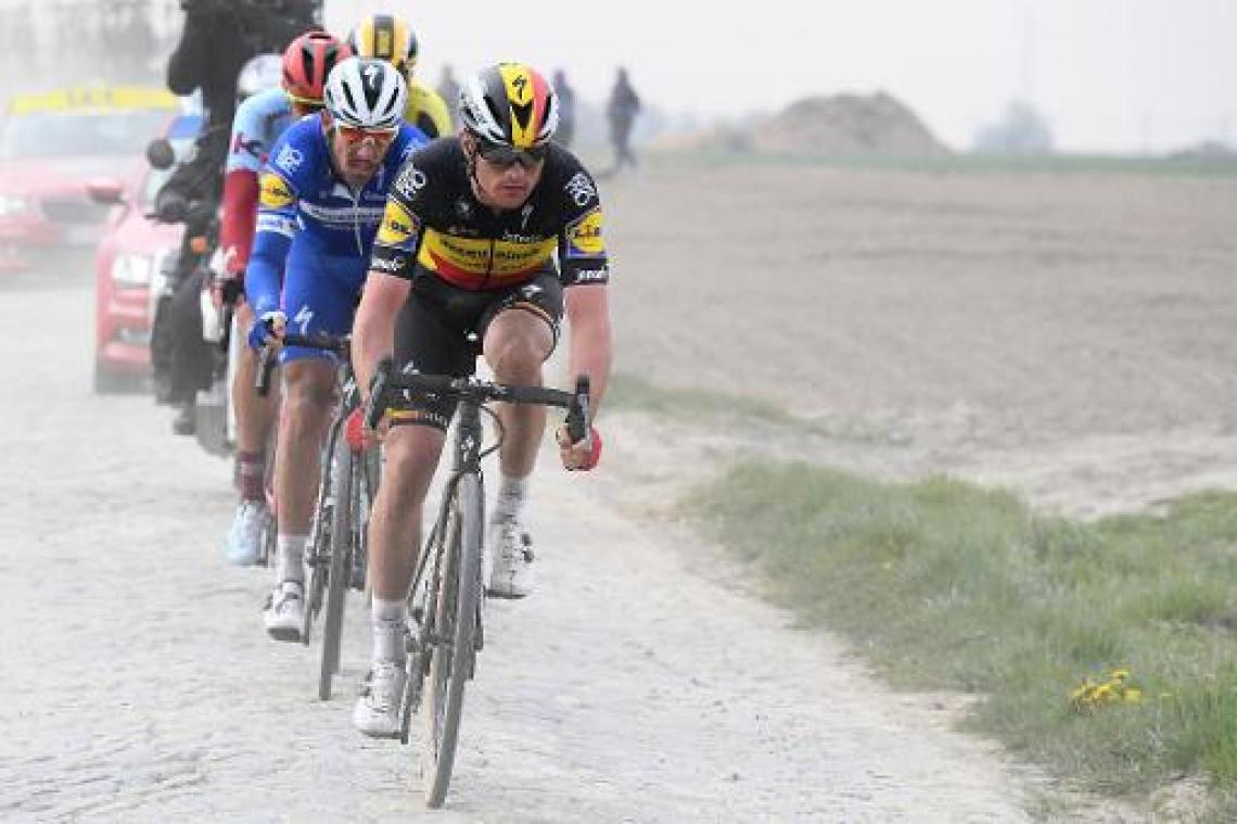 Parijs-Roubaix - Lampaert is tevreden met derde plaats