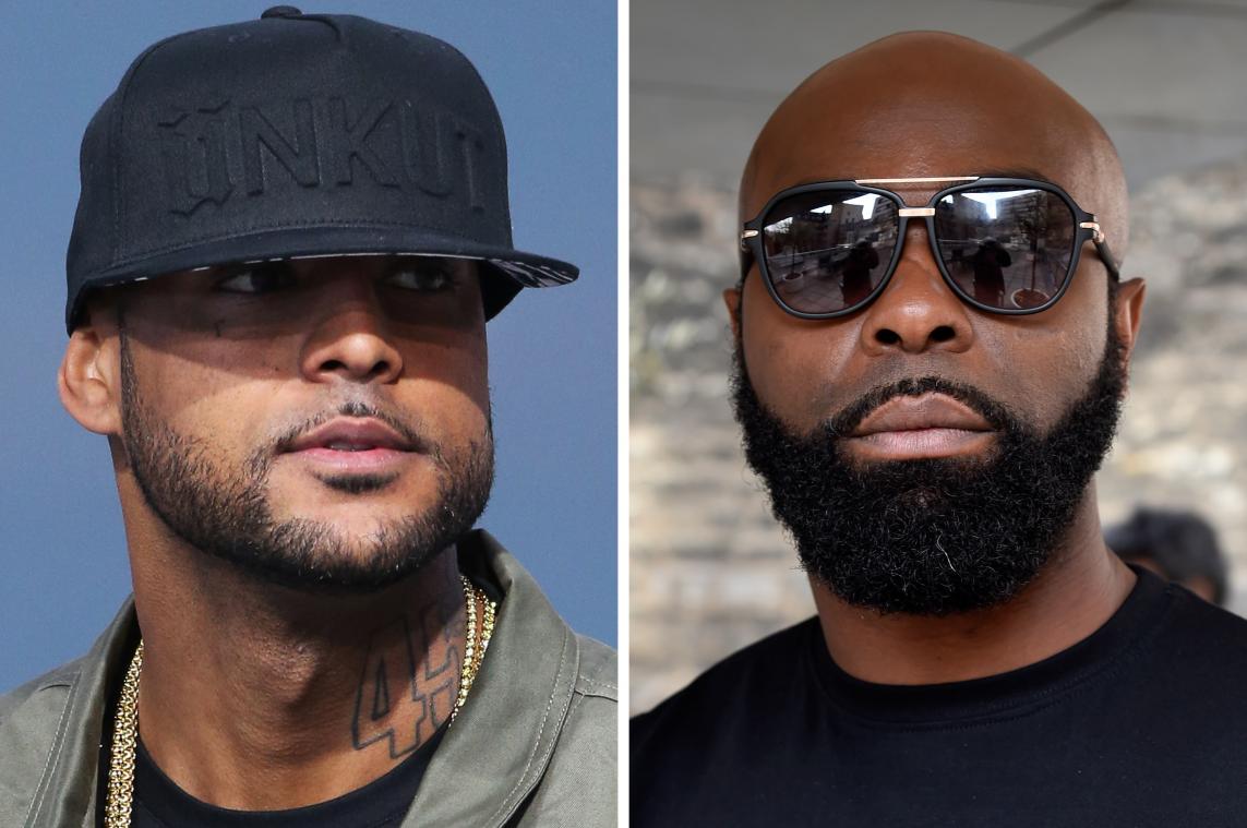 Ruziënde Franse rappers dagen elkaar uit met kooigevecht
