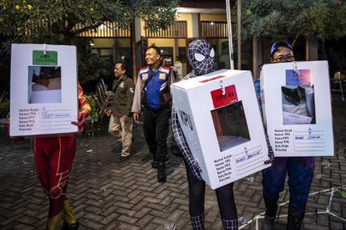 Verkiezingen Indonesië - Stembureaus open