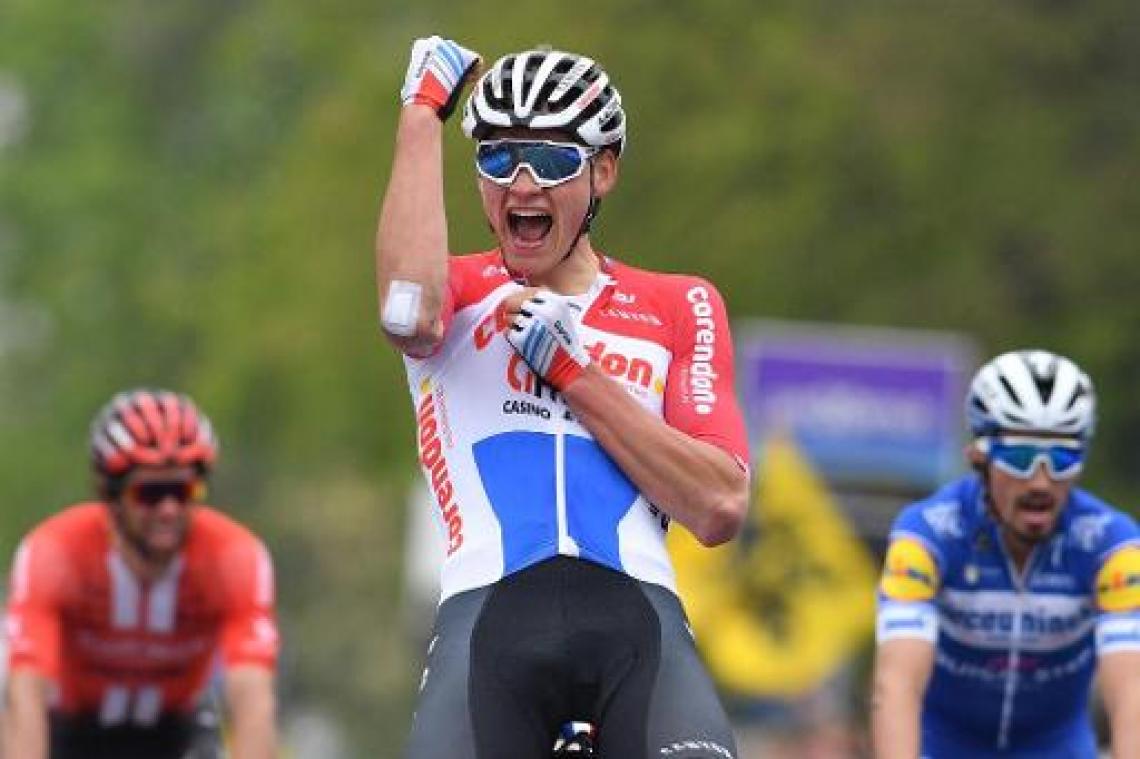 Mathieu van der Poel snelste van elitegroepje in Brabantse Pijl